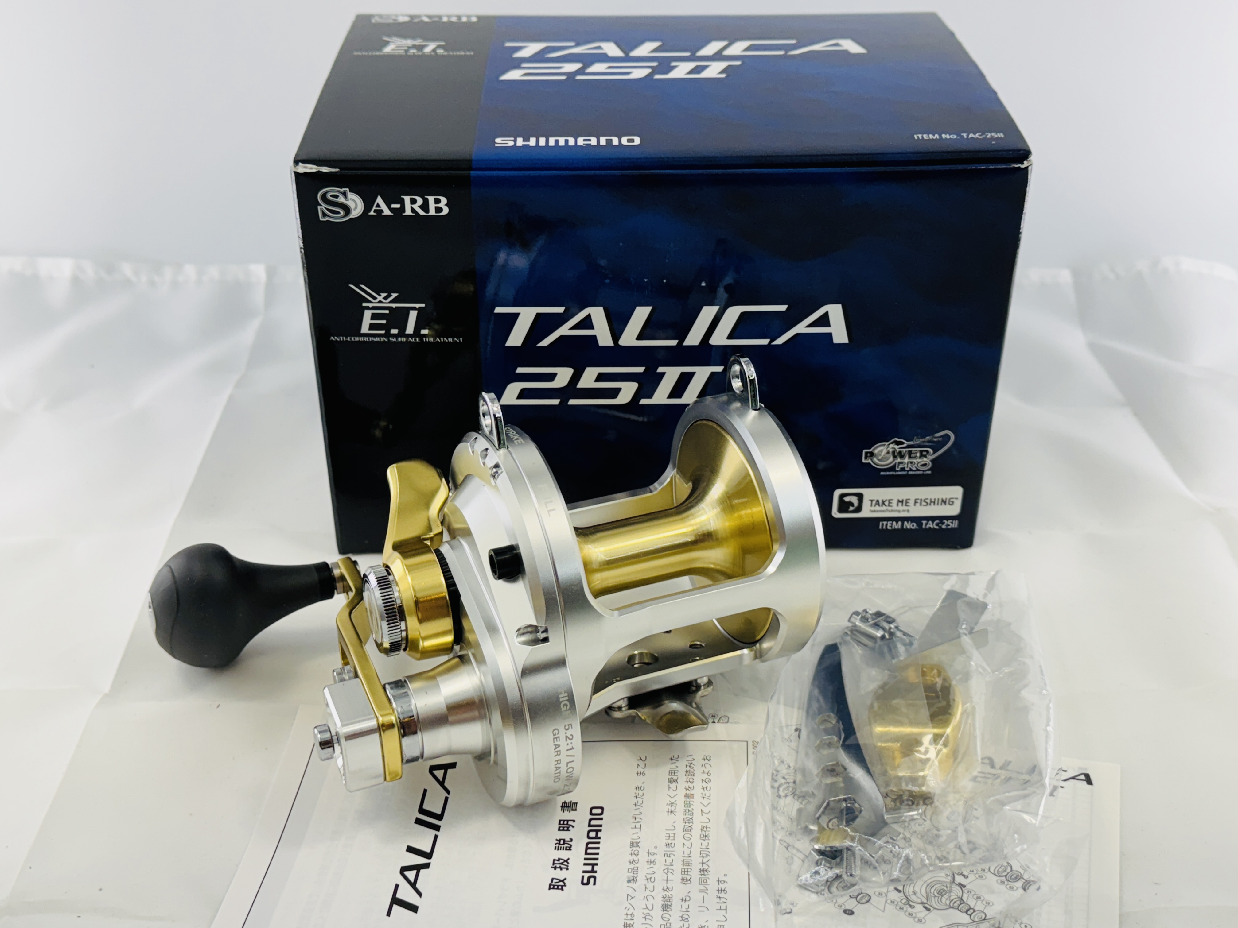 SHIMANO Baitcasting Reel Trolling Double Axis Talica 25II Right