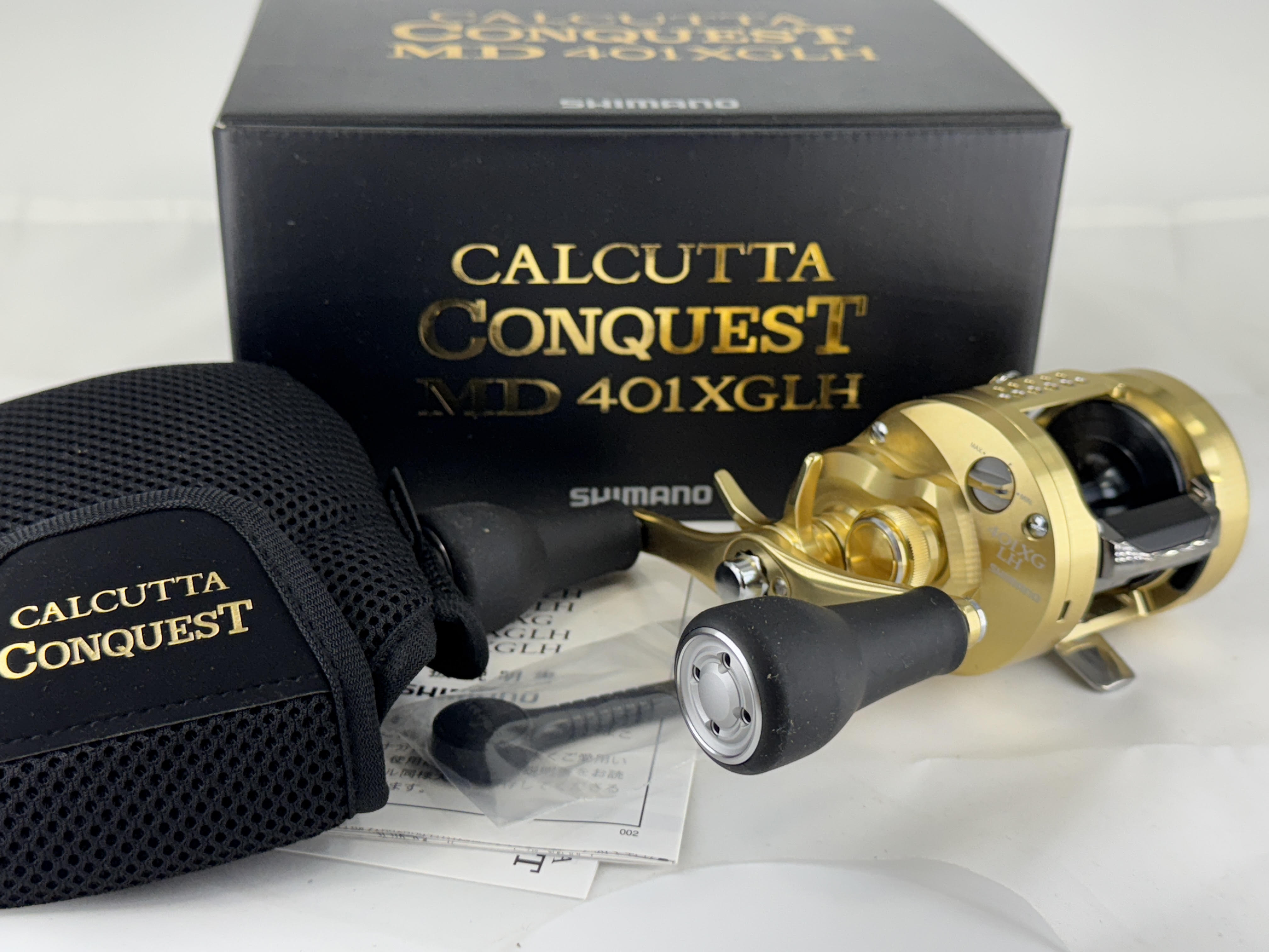 リール SHIMANO CALCUTTA CONQUEST MD 401XGLH Shimano 23 Calcutta Conquest MD 401XGLH Left Long Handle