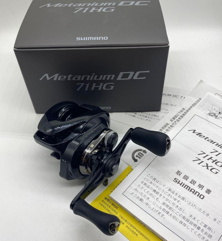 SHIMANO 24メタニウムDC 71HG Left Shimano 24 Metanium DC 71HG Baitcasting Reel Left hadle 175g